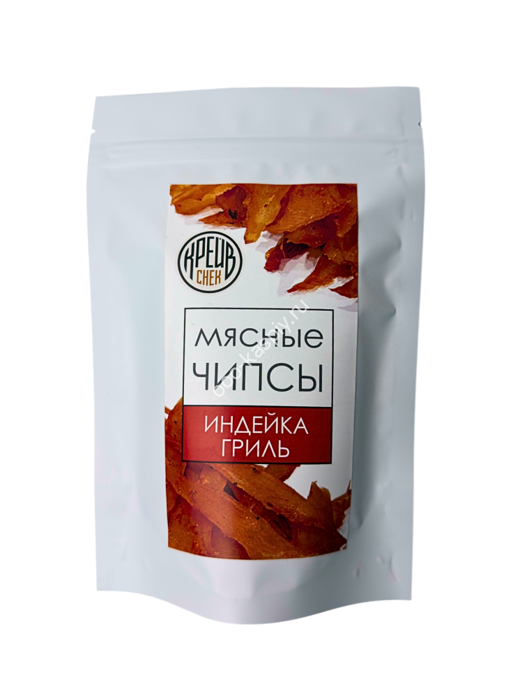 50гр Индейка Гриль сушеная "Мясные Чипсы" Крейв снек