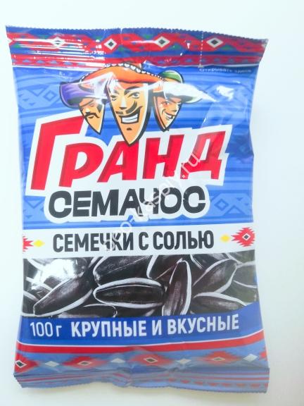 Семечки "От Мартина" полосатые с солью ГРАНД СЕМАЧОС 100гр/30шт