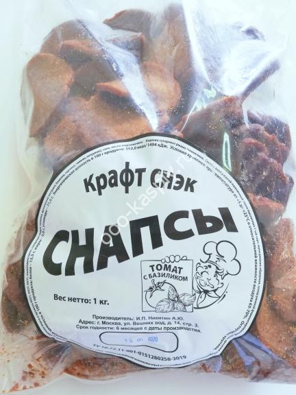 "Снапсы" гренки "Томат с Базиликом"