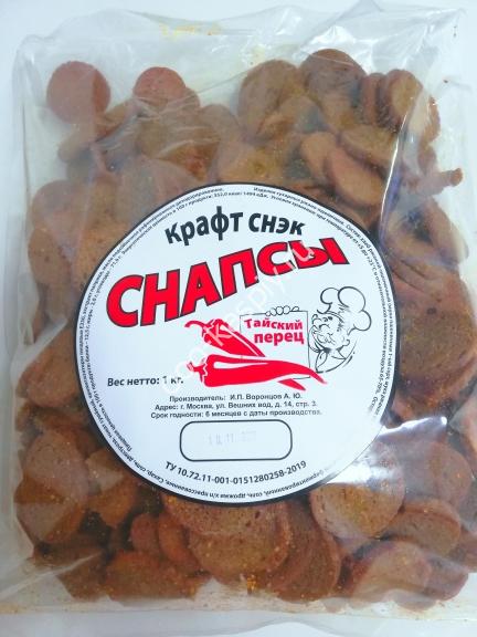 "Снапсы" гренки "Тайский перец"
