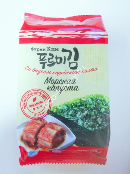 Морская капуста "Фурми Ким со вкусом кимчи" 5гр. (Корея)