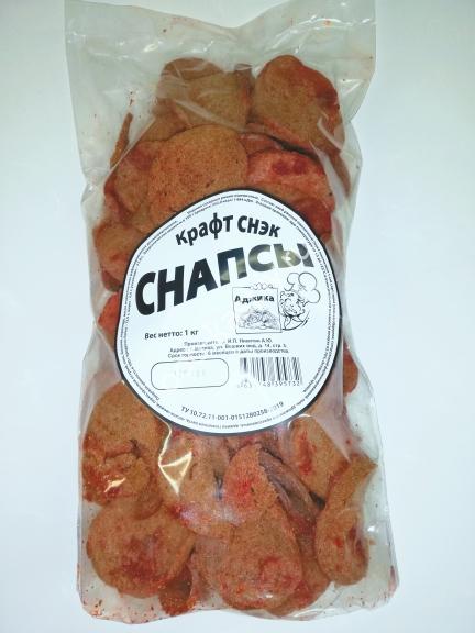 "Снапсы" гренки "Аджика"