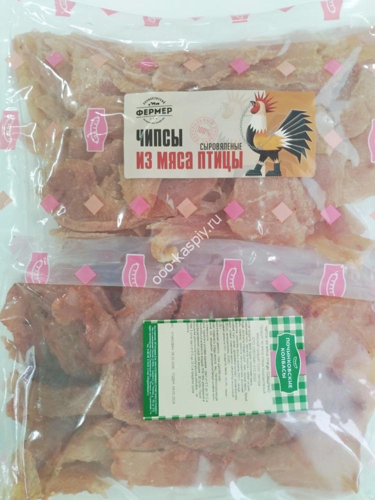 ФЕРМЕР - Чипсы из мяса ПТИЦЫ сыровял. вкус "Томат", фасовка 0,5кг.