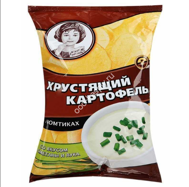 Картофель Девочка 160гр\9шт сметана лук