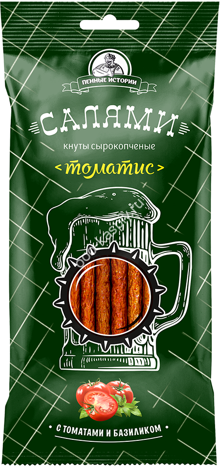 Салямки "Томатис" сырокопченые "Пенные истории" 50гр