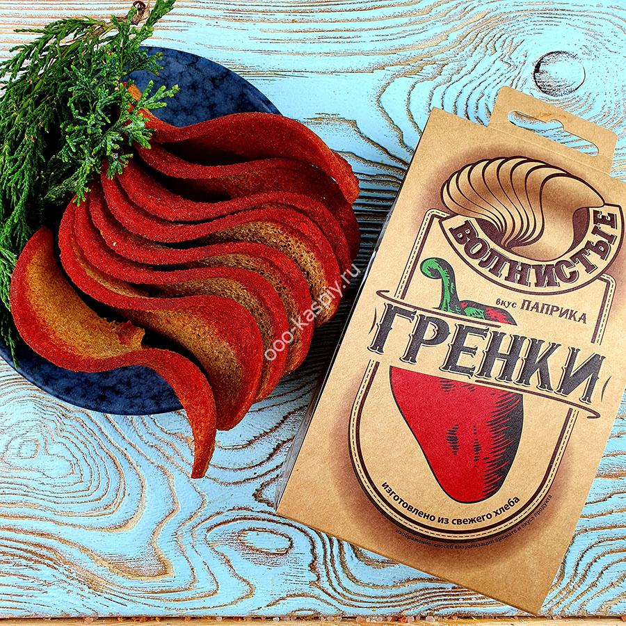Гренки "Волнистые" с Паприкой 75гр/14шт