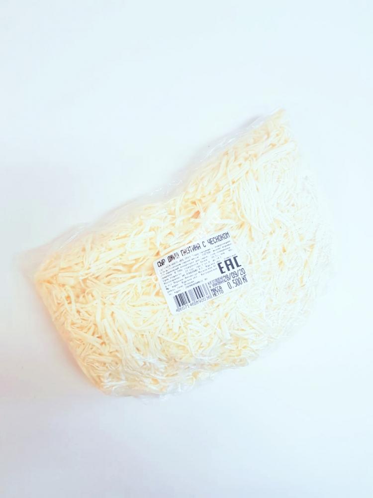 Сырный продукт "Кавказская Паутина с Чесноком", фас. 0,5 кг
