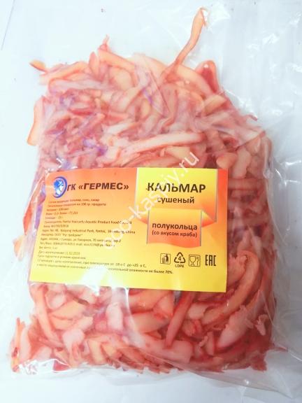 Полоски кальмара со вкусом краба (ТМ Астраханкина Рыбка)