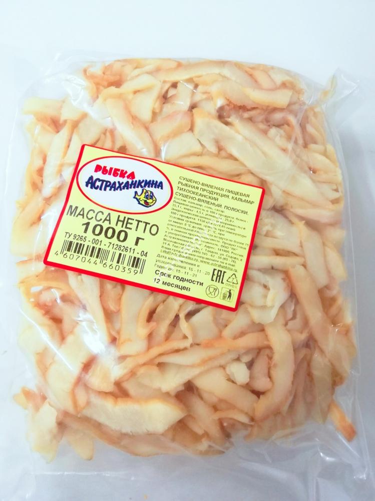 Полоски кальмара (кольца) ТМ Астраханкина Рыбка