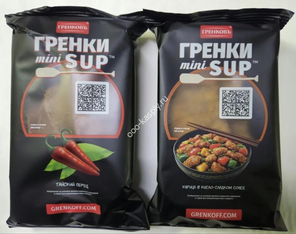 Гренки "mini SUP" ржано-пшен со вкусом Курицы в кисло-сладк соусе 50гр (ГРЕНКОВЪ)