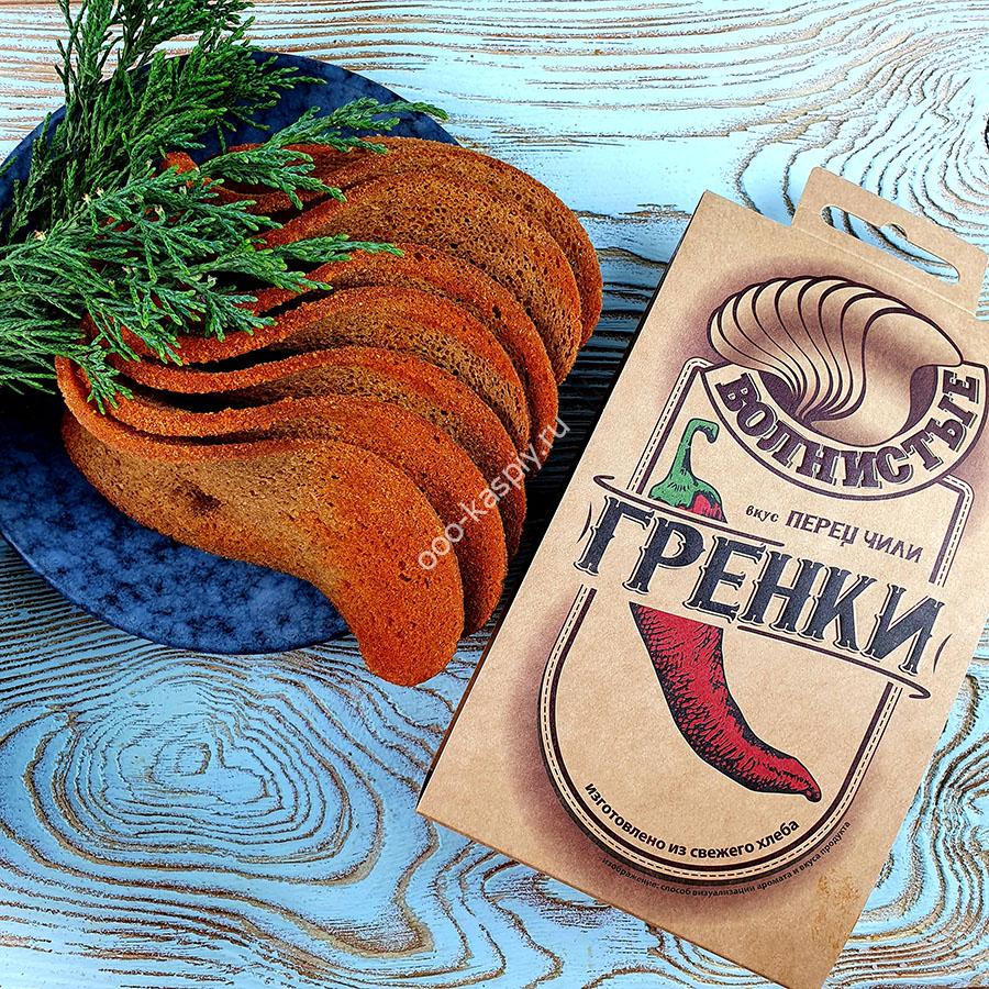 Гренки "Волнистые"ЧИЛИ 75гр/14шт