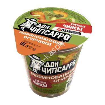 Дон ЧИПСАРРО - гренки стакан пш. со вкус."Маринованные огурчики" 90гр